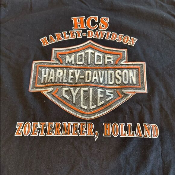 HCS Harley-Davidson Men’s Zoetermeer Holland Crewneck T-Shirt Sz Medium - Picture 1 of 7